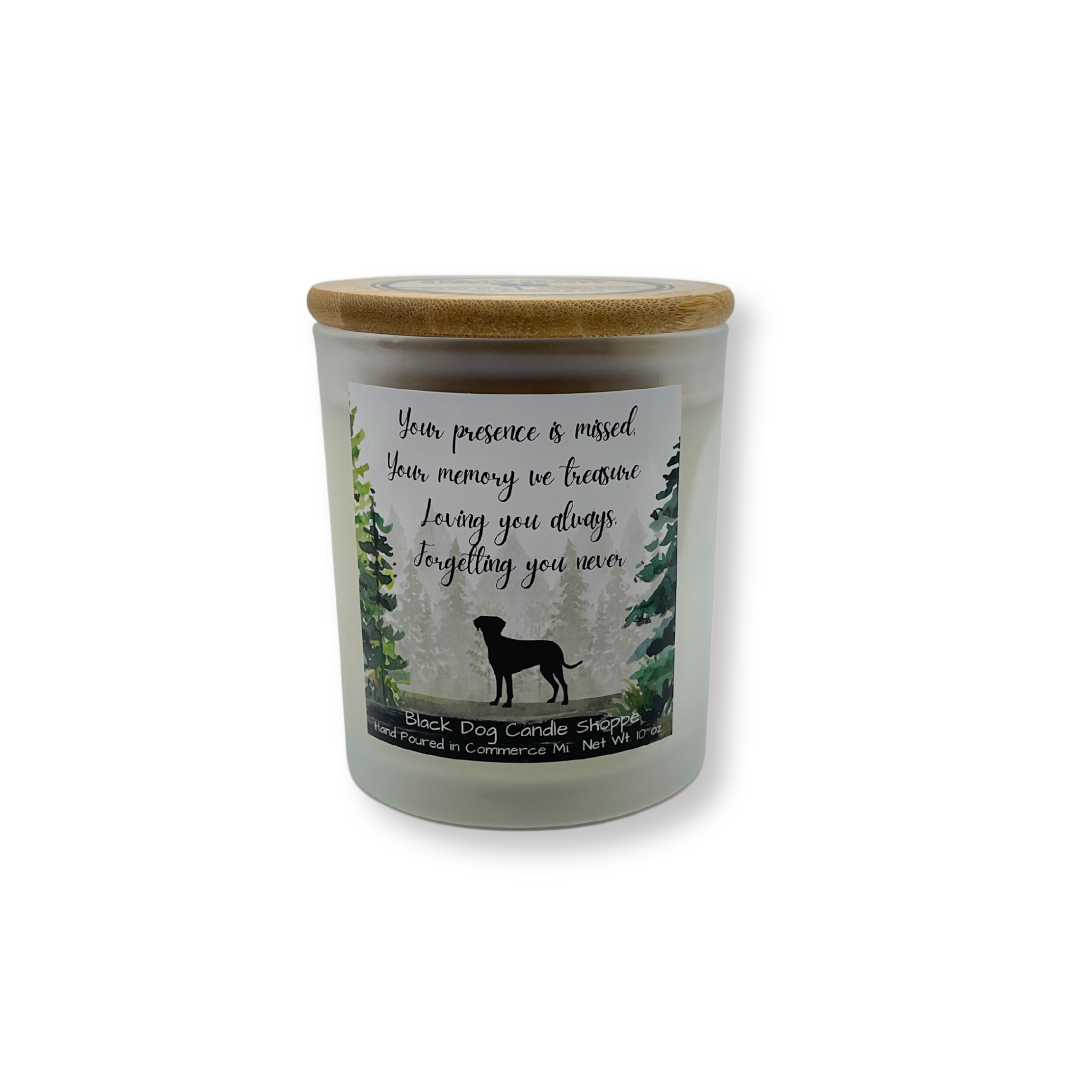 Dog Loss Memorial Candle Comfort & Keep