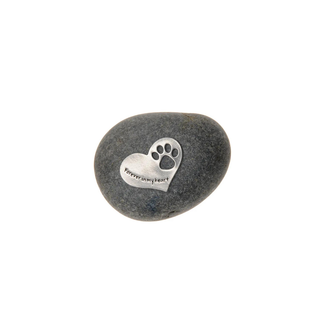 Pet Memorial Stone that says forever in my heart