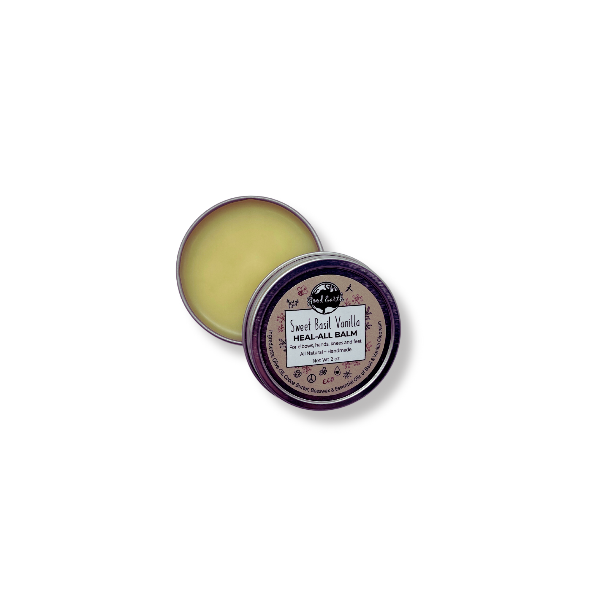 sweet basil vanilla hand balm